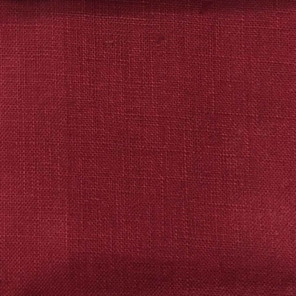Brighton - 100% Linen Fabric Window Curtain & Drapery Fabric by the Yard - Available in 48 Colors - Sangria - Top Fabric - 8