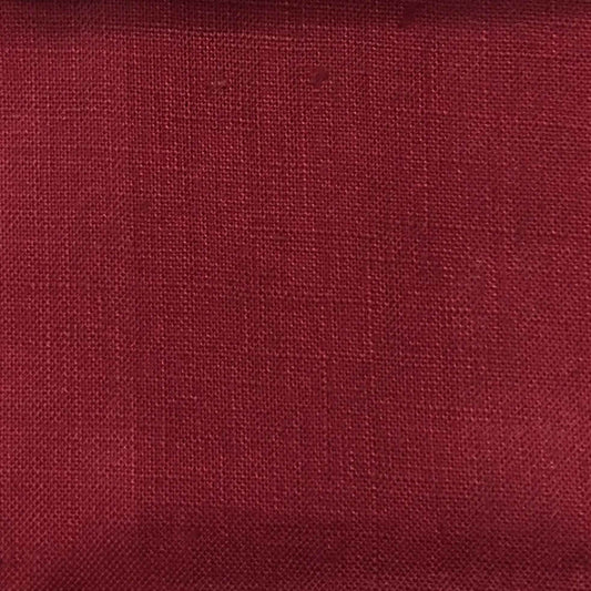 Brighton - 100% Linen Fabric Window Curtain & Drapery Fabric by the Yard - Available in 48 Colors - Sangria - Top Fabric - 8