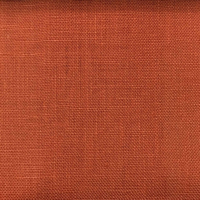 Brighton - 100% Linen Fabric Window Curtain & Drapery Fabric by the Yard - Available in 48 Colors - Tomato - Top Fabric - 7