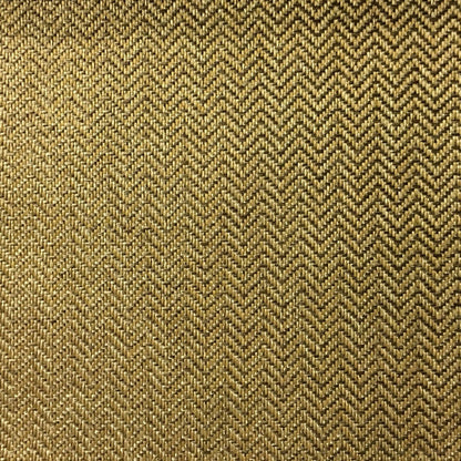 Devon - Chevron Pattern Multi-Purpose Woven Upholstery Fabric by the Yard - Available in 11 Colors - Golden - Top Fabric - 10