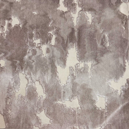 PASSAGE - WATERCOLOR PRINTED CUT VELVET UPHOLSTERY FABRIC BY THE YARD