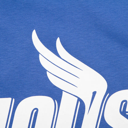Peak House Front Print - Tshirt - Blue
