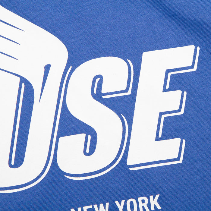 Peak House Front Print - Tshirt - Blue