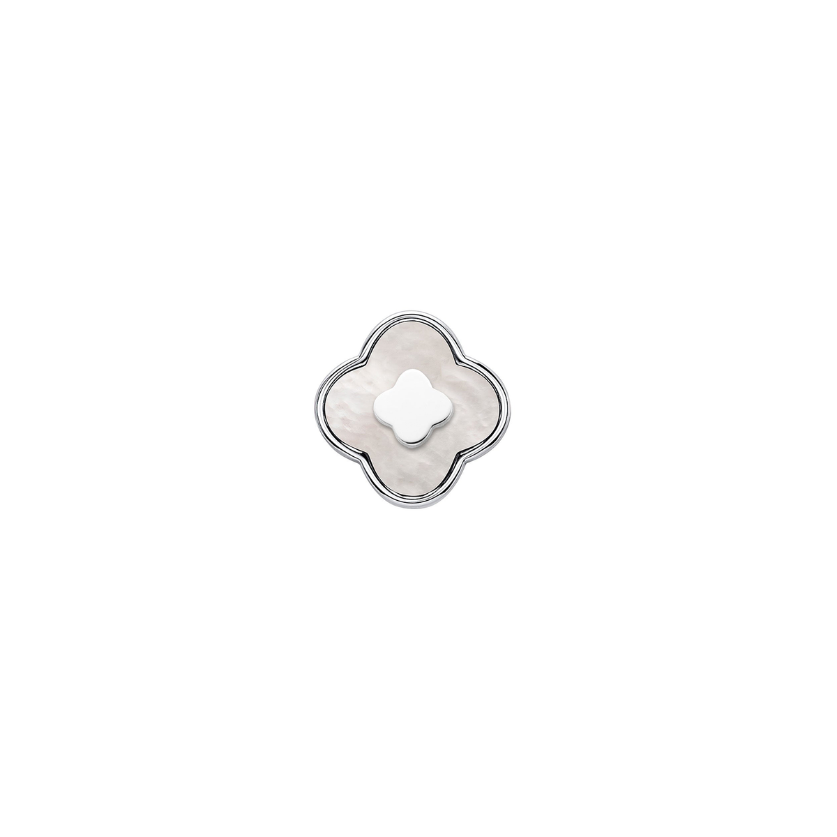 Rose Quartz Clover Charms (Gold) - Clover