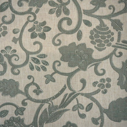 PHOEBE - JACOBEAN FLORAL PRINT UPHOLSTERY FABRIC BY THE YARD