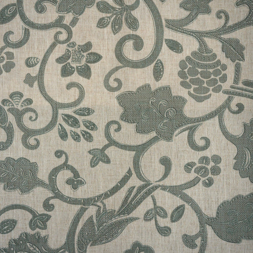 PHOEBE - JACOBEAN FLORAL PRINT UPHOLSTERY FABRIC BY THE YARD