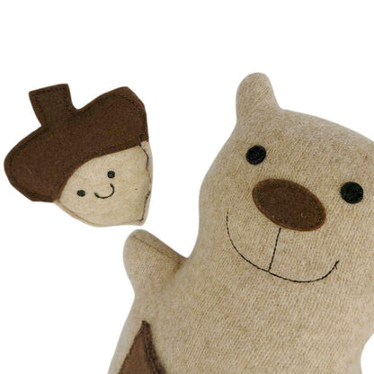 Plush - Happy Squirrel (Acorn) by Happy Groundhog Studios