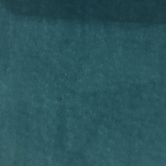 Royce - Solid Plush Padded Velvet Fabric Upholstery Fabric by the Yard - Available in 14 Colors - Peacock - Top Fabric - 2