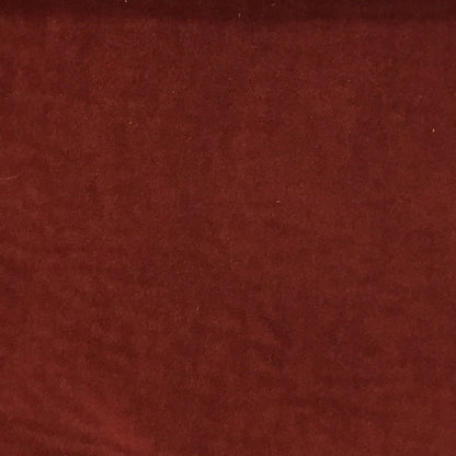 Royce - Solid Plush Padded Velvet Fabric Upholstery Fabric by the Yard - Available in 14 Colors - Rouge - Top Fabric - 3