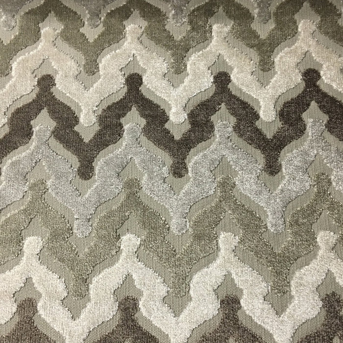 Lennon - Cut Velvet Fabric Drapery & Upholstery Fabric by the Yard - Available in 8 Colors - Beach - Top Fabric - 8