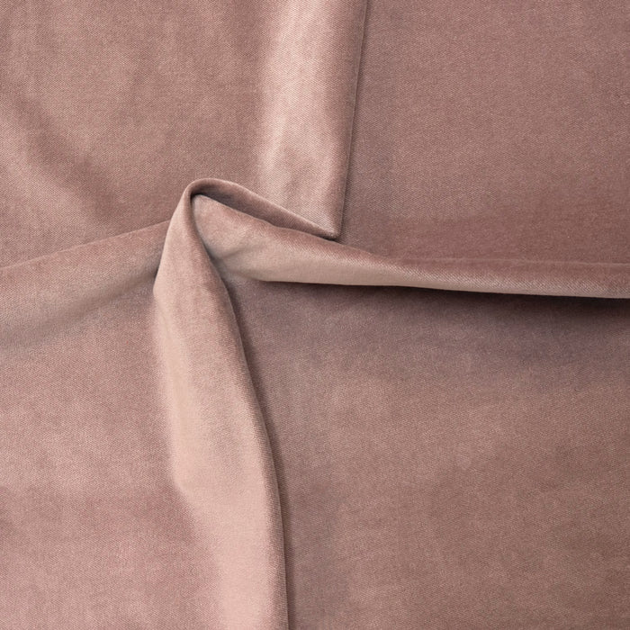 REGAL - BOWIE, 100% COTTON PLAIN VELVET UPHOLSTERY FABRIC BY TH YARD
