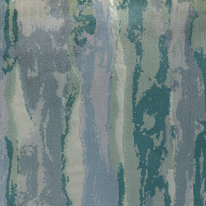 RIO - GEOMETRIC CUT VELVET UPHOLSTERY FABRIC BY THE YARD IN 7 COLORS
