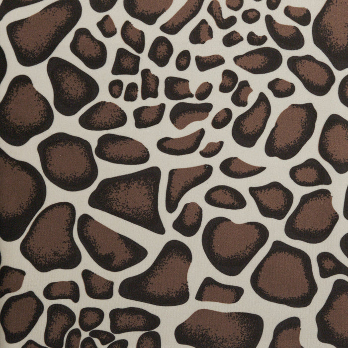 SAFARI - GIRAFFE, LA ZOO SHORT PILE VELVET DRAPERY AND UPHOLSTERY FABRIC BY THE YARD