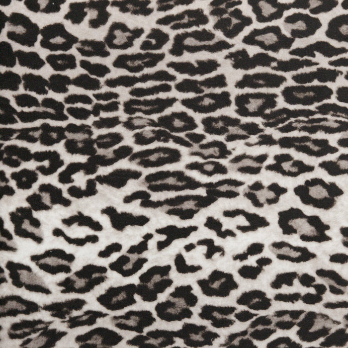 SAFARI - LEOPARD, LA ZOO SHORT PILE VELVET DRAPERY AND UPHOLSTERY FABRIC BY THE YARD