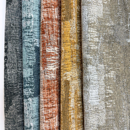 SASHIKO - LANDSCAPE CONTEMPORARY JACQUARD UPHOLSTERY FABRIC BY THE YARD