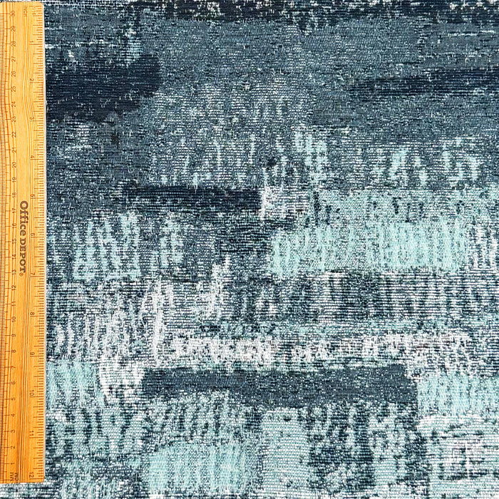 SASHIKO - LANDSCAPE CONTEMPORARY JACQUARD UPHOLSTERY FABRIC BY THE YARD