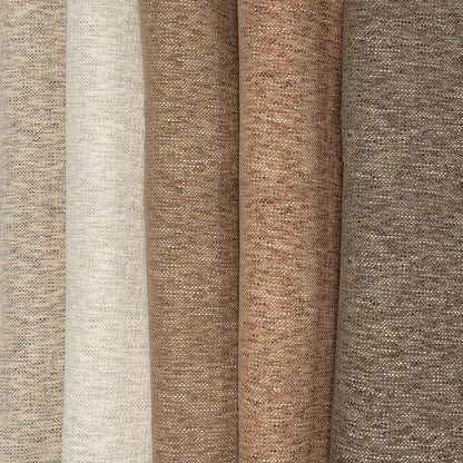 SELMA - MULTI TONAL PLAIN TEXTURED UPHOLSTERY FABRIC BY THE YARD