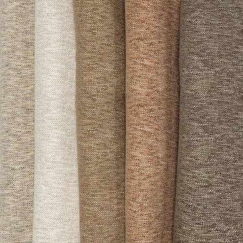 SELMA - MULTI TONAL PLAIN TEXTURED UPHOLSTERY FABRIC BY THE YARD