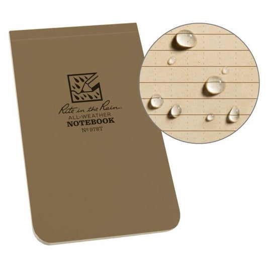 Soft Cover Top Bound Notebook - 3.25 x 5.25 | RIR-78BOOK