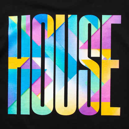 Solstice Higher House Front Print - Tank Tshirt - Black
