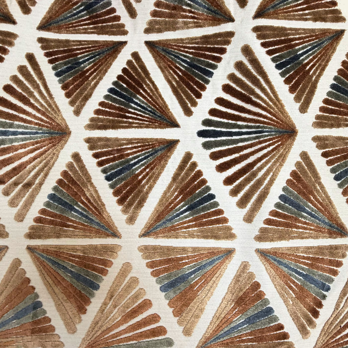 SORRENTO - MODERN CUT VELVET UPHOLSTERY FABRIC BY THE YARD