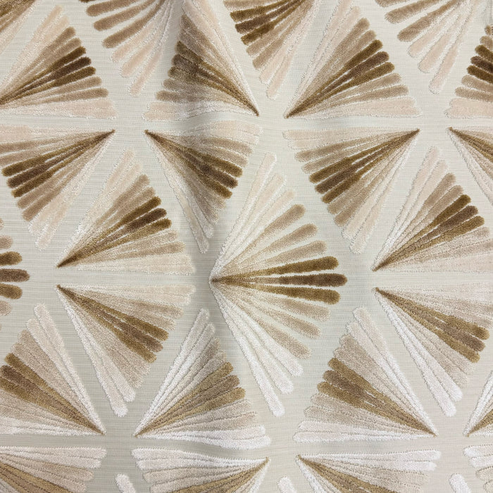 SORRENTO - MODERN CUT VELVET UPHOLSTERY FABRIC BY THE YARD