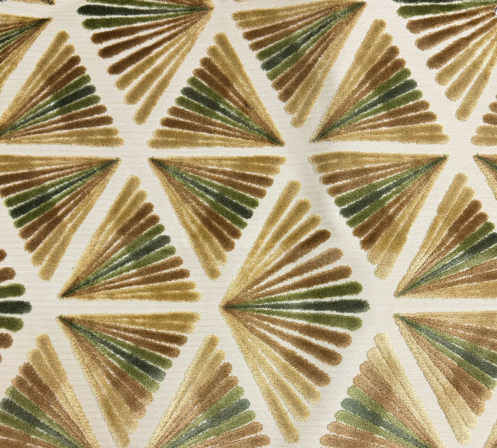 SORRENTO - MODERN CUT VELVET UPHOLSTERY FABRIC BY THE YARD