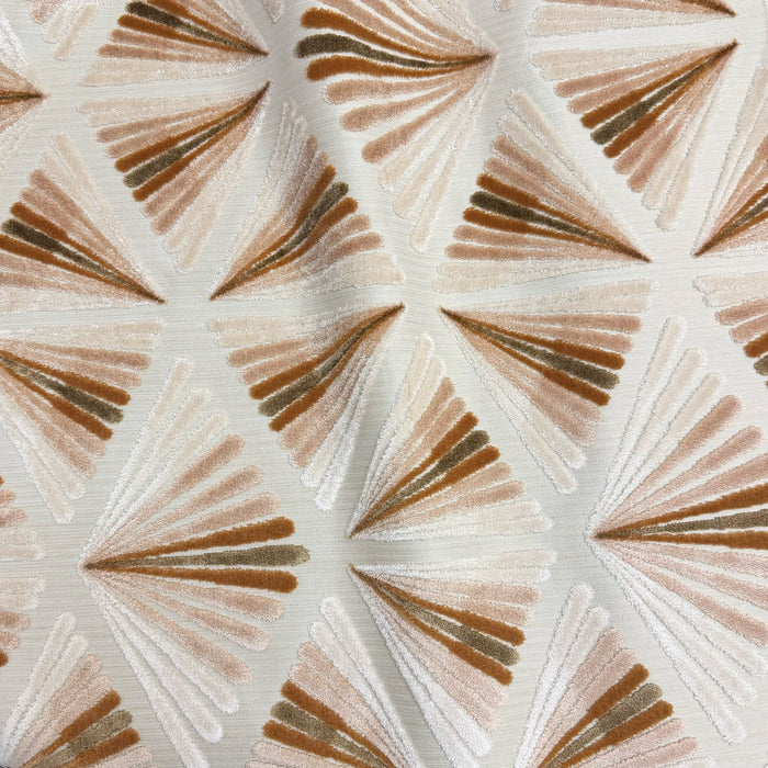 SORRENTO - MODERN CUT VELVET UPHOLSTERY FABRIC BY THE YARD