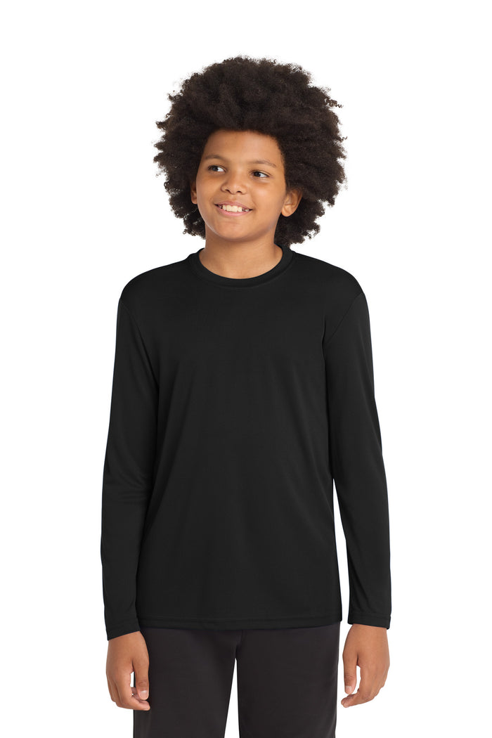 Sport-Tek® Youth Long Sleeve PosiCharge® Competitor™ Tee. YST350LS