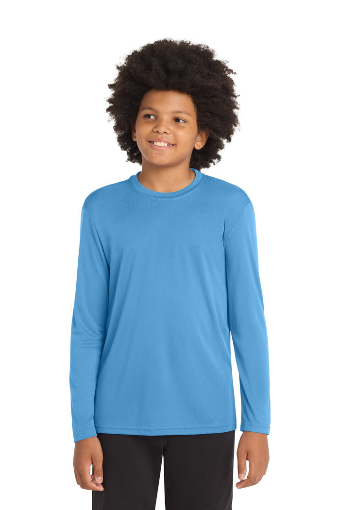 Sport-Tek® Youth Long Sleeve PosiCharge® Competitor™ Tee. YST350LS