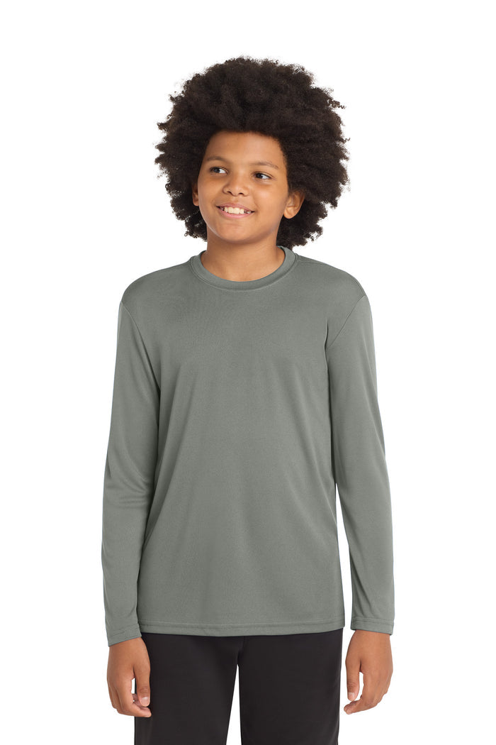Sport-Tek® Youth Long Sleeve PosiCharge® Competitor™ Tee. YST350LS