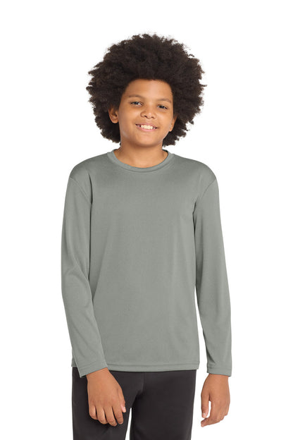 Sport-Tek® Youth Long Sleeve PosiCharge® Competitor™ Tee. YST350LS