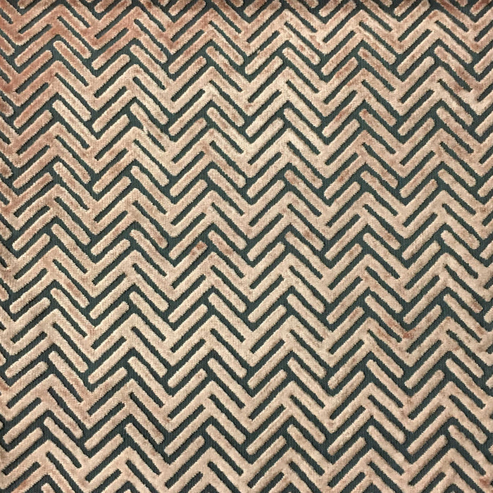 Apollo - Burnout Velvet Fabric Drapery & Upholstery Fabric by the Yard - Available in 12 Colors - Satsuma - Top Fabric - 9