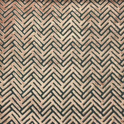 Apollo - Burnout Velvet Fabric Drapery & Upholstery Fabric by the Yard - Available in 12 Colors - Satsuma - Top Fabric - 9