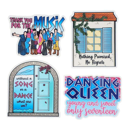 Sticker Pack - Set of 6 -Dancing Queen by Coloring Broadway