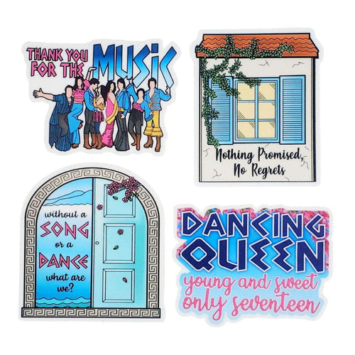 Sticker Pack - Set of 6 -Dancing Queen by Coloring Broadway