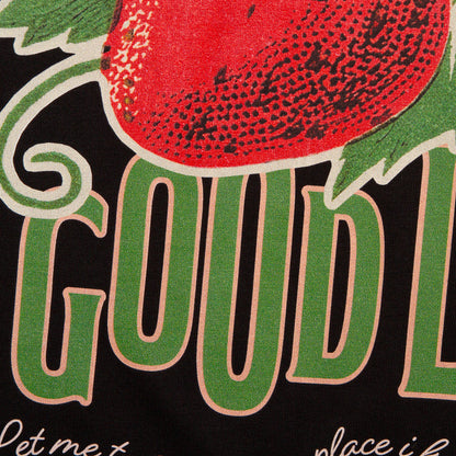 Strawberry Good Life Back Print - Tshirt - Black