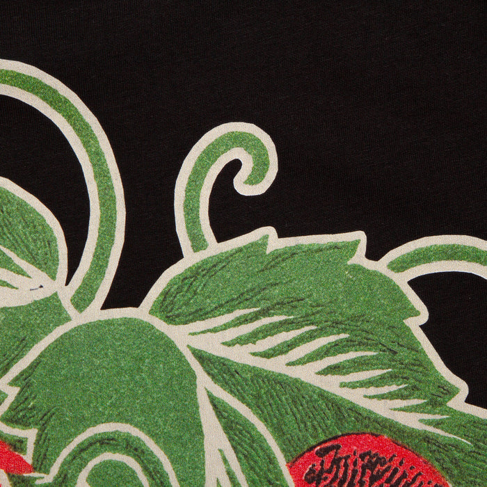 Strawberry Good Life Front Print - Tshirt - Black