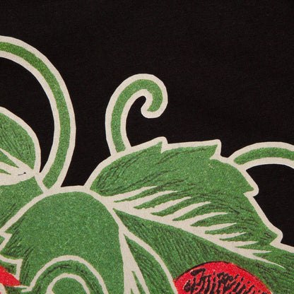 Strawberry Good Life Front Print - Tshirt - Black