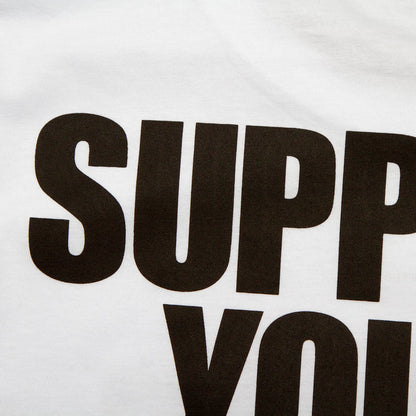 Support Your Local Disco Back Print - Tshirt - White