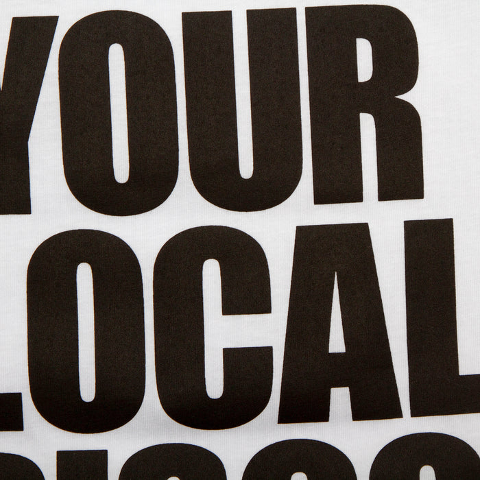 Support Your Local Disco Back Print - Tshirt - White