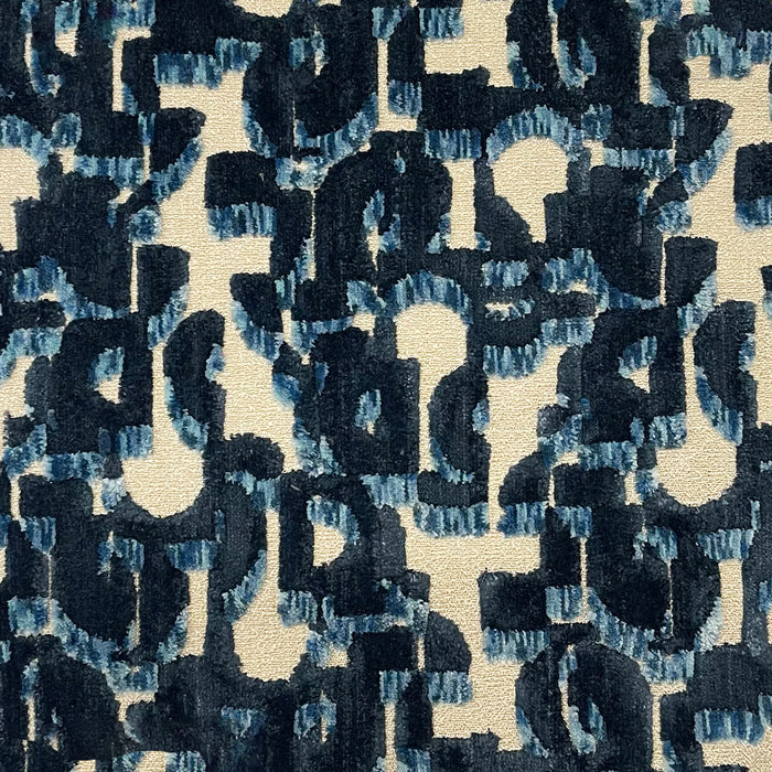 TANGO - A MODERN PATTERN CUT VELVET UPHOLSTERY FABRIC
