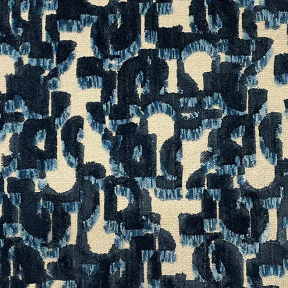 TANGO - A MODERN PATTERN CUT VELVET UPHOLSTERY FABRIC