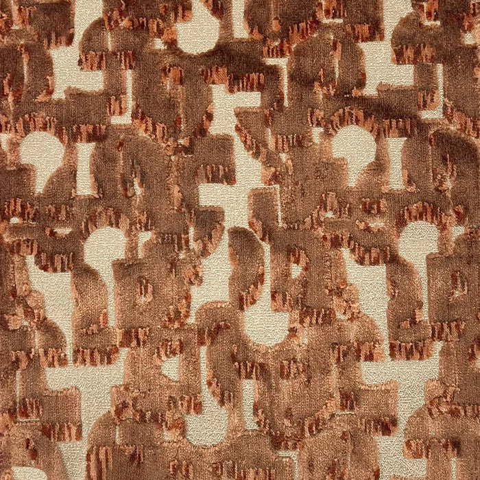 TANGO - A MODERN PATTERN CUT VELVET UPHOLSTERY FABRIC