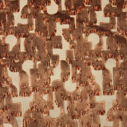 TANGO - A MODERN PATTERN CUT VELVET UPHOLSTERY FABRIC