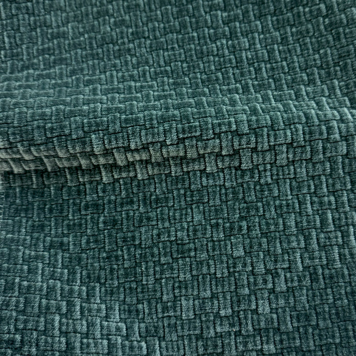 TESSA - CHENILLE BASKET WEAVE UPHOLSTERY FABRIC BY THE YARD