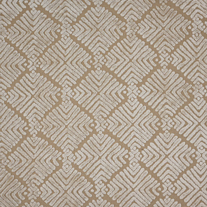 TEYA - BURNOUT VELVET GEOMETRIC SHAPES  UPHOLSTERY FABRIC BY THE YARD