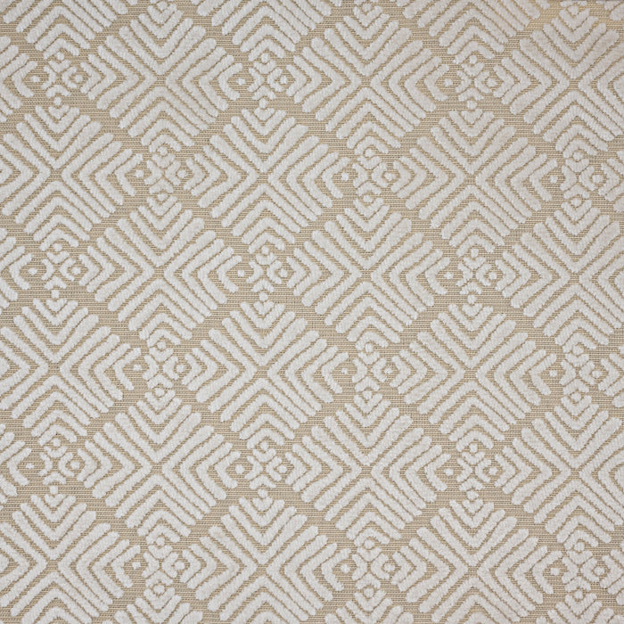 TEYA - BURNOUT VELVET GEOMETRIC SHAPES  UPHOLSTERY FABRIC BY THE YARD