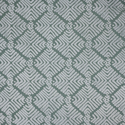 TEYA - BURNOUT VELVET GEOMETRIC SHAPES  UPHOLSTERY FABRIC BY THE YARD