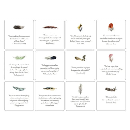 Thankfulness Verse Cards with Easel